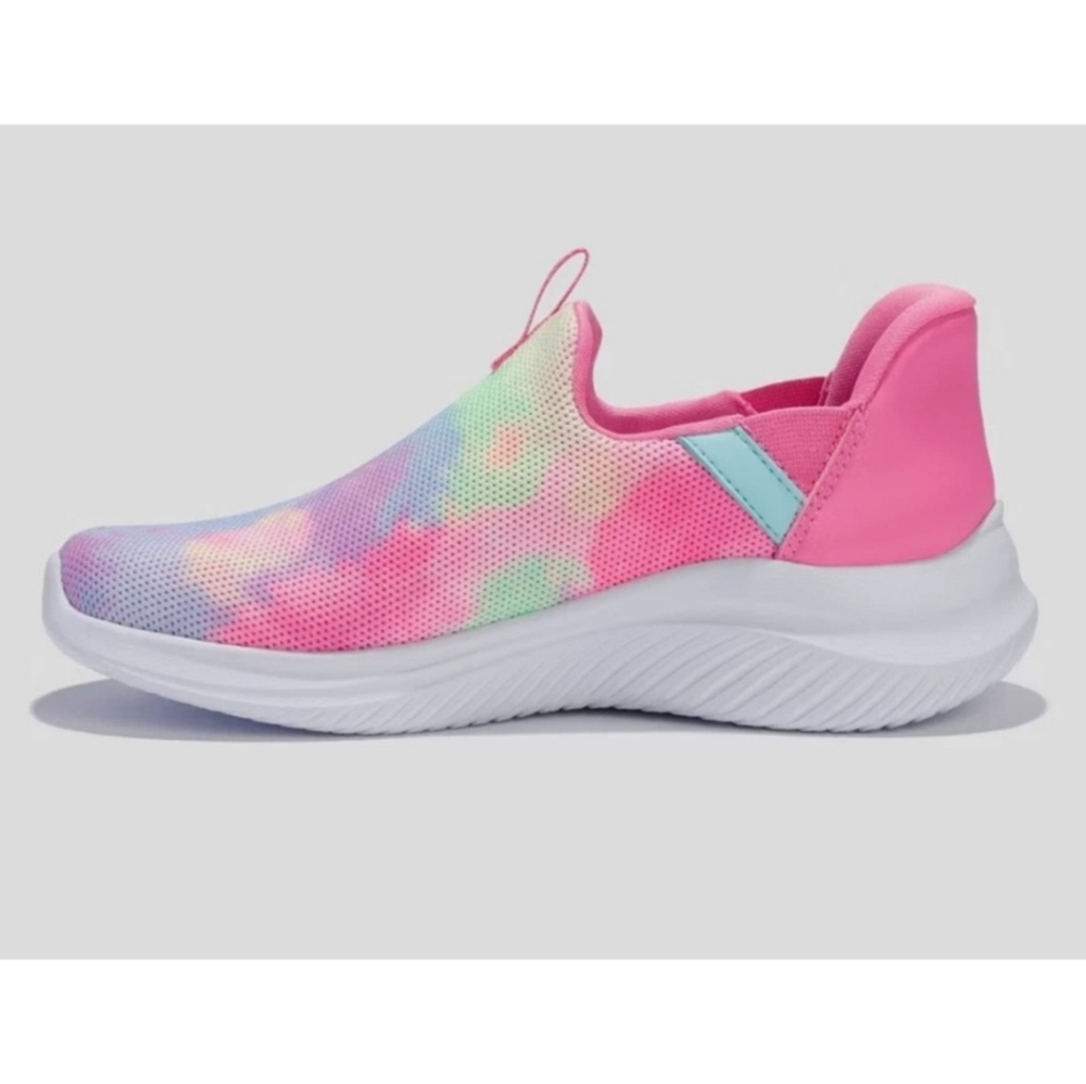 S Sport By Skechers Bailey Kids' Step-Ins Sneakers Tie Dye Slip On Cushioned - Picture 3 of 6